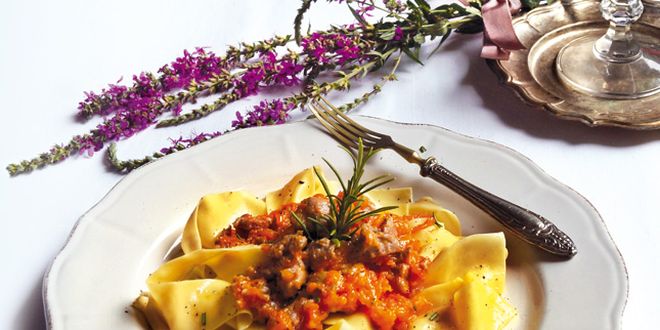 Pappardelle al sugo di lepre