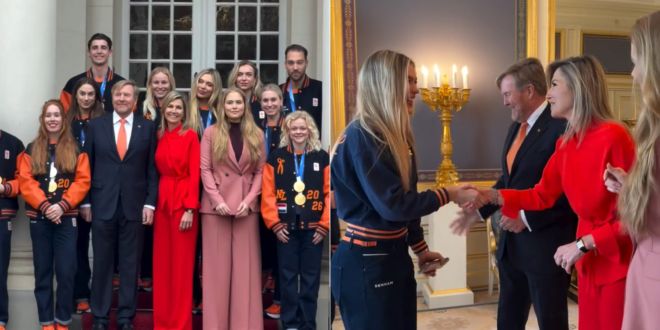 Maxima e Amalia d’Olanda, festa grande per i medagliati olimpici