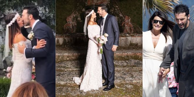 Ilaria D’Amico e Gigi Buffon, il matrimonio è (quasi) esclusivo: tutte le immagini della cerimonia e della festa