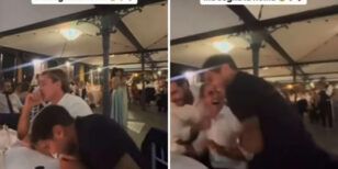 Roma Atalanta, esultano per il gol al 93esimo alla festa di nozze