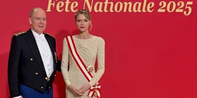 Charlène Wittstock rispolvera, per la prima volta, la tiara delle nozze