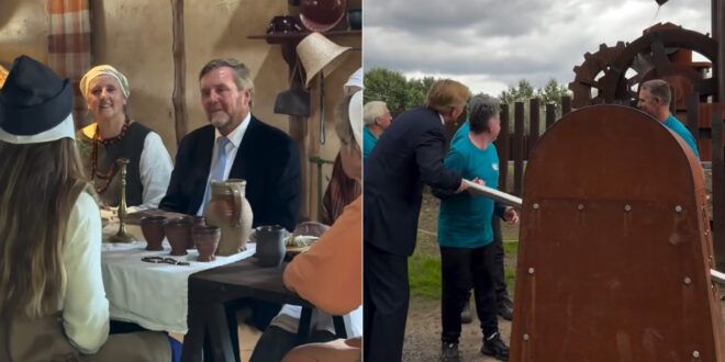 Willem Alexander d’Olanda al parco museale interattivo di Eindhoven