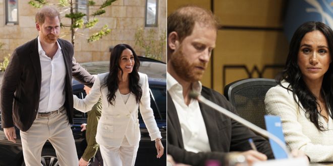 Meghan Markle e Harry d’Inghilterra in Giordania per un quasi royal tour dedicato ai bisogni dei rifugiati