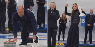 Kate Middleton e William d’Inghilterra giocano a curling… e lei stravince
