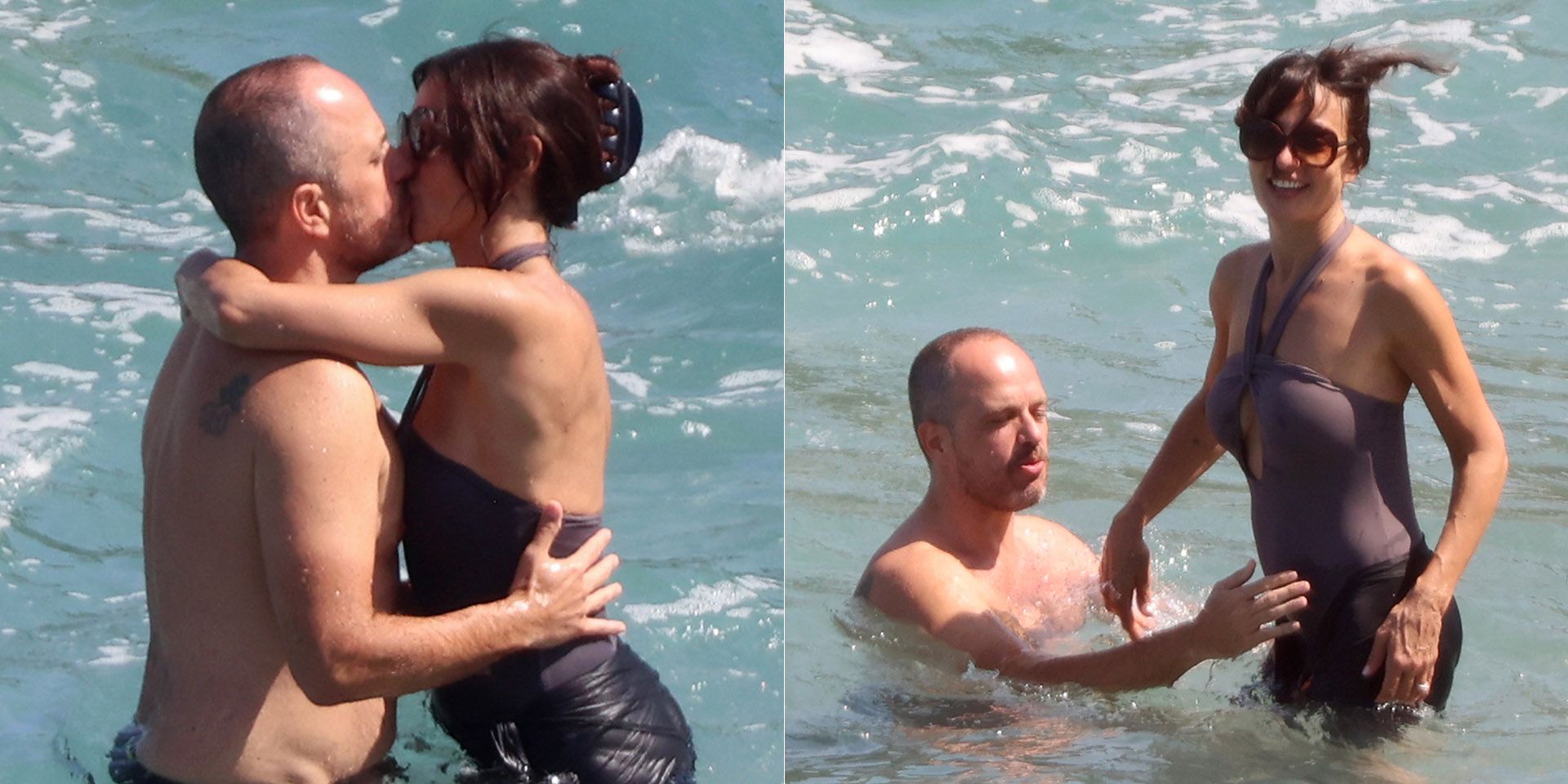Nel mare del Lido Baia delle Sirene a Taormina (Me), Ambra e Pico si baciano appassionatamente come due adolescenti.  Lui è amministratore delegato di Warner Music Italia