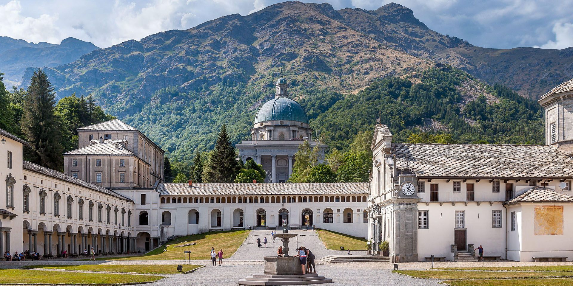 The Sanctuary of Oropa, near Biella, in Piedmont