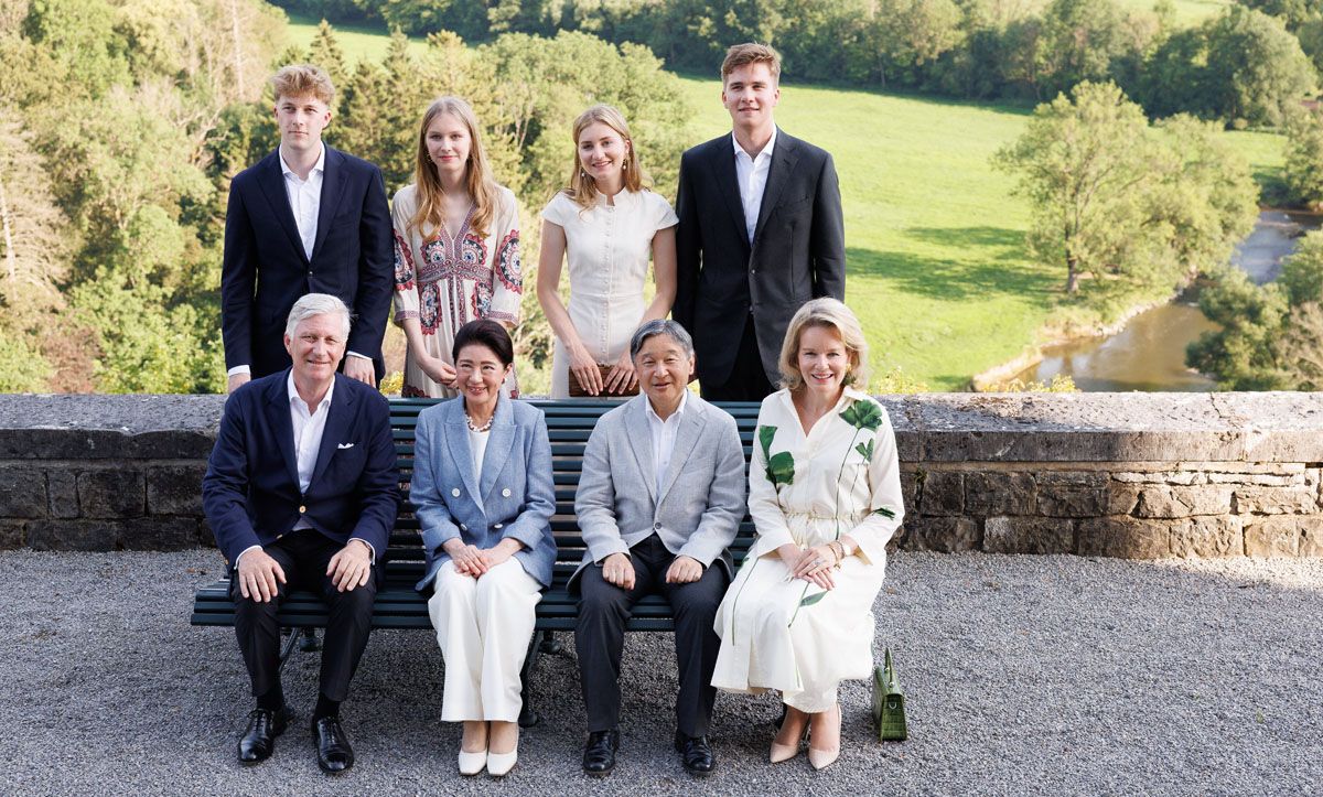 Naruhito and Masako from Japan arrived in Belgium, welcomed at the airport by Elisabeth, hereditary principalisa, for the first time in this role. (Getty)