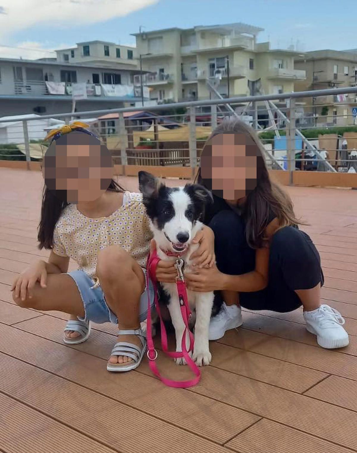 An image published on Stefano Di Giacinto's Facebook profile of his two daughters, Sarah and Alisya (Ansa)