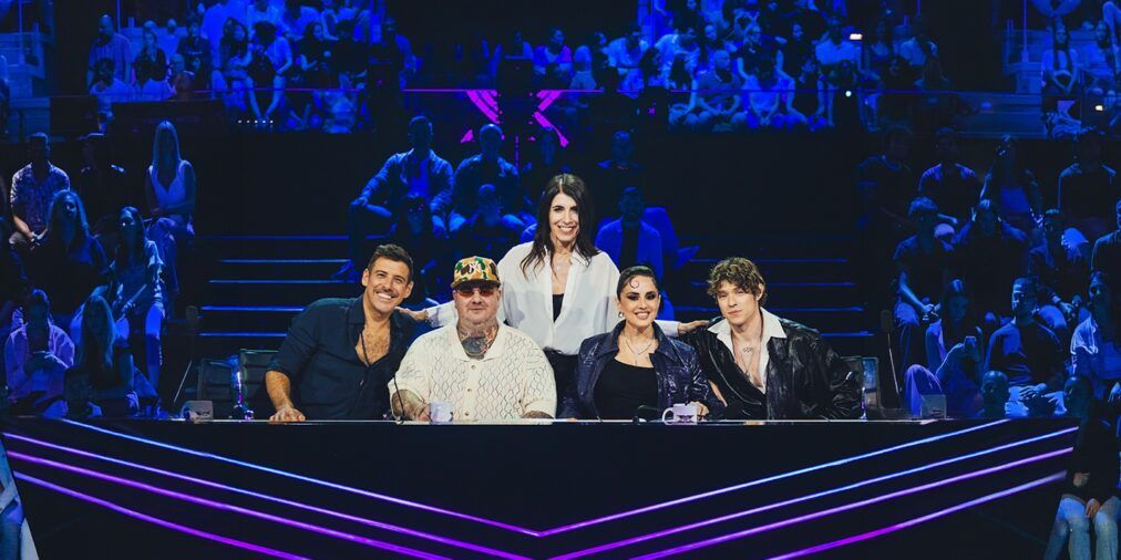 Il tavolo dei giudici di X Factor