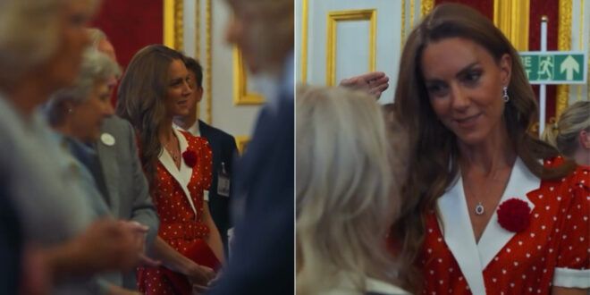 Kate Middleton, con un look a cuori conquista e ispira tutti