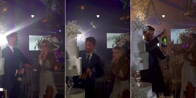 Daniele Rugani e Michela Persico, la festa di matrimonio è scatenata