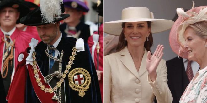Kate e William protagonisti alla cerimonia della Giarrettiera