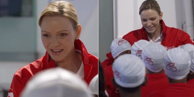 Charlene Wittstock, tanto affetto per insegnare ai bambini i valori dello sport