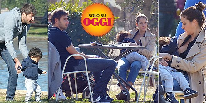 Alessandro Di Battista al parco giochi con il figlio Andrea e la compagna Sahra: in politica e in famiglia… sta in panchina! – ESCLUSIVO