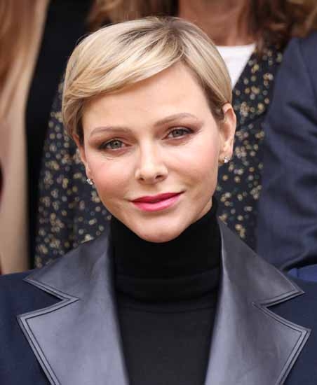 Charlene Wittstock in splendida forma col marito Alberto di Monaco. Foto