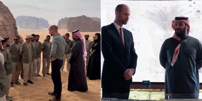 William d’Inghilterra, la sua prima missione diplomatica in Arabia Saudita