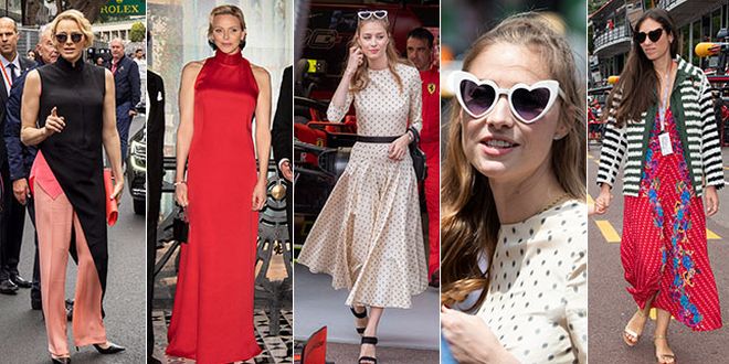 Charlene Wittstock, Beatrice Borromeo e Tatiana Santo Domingo: sfida di look a Montecarlo per il Gp di Monaco