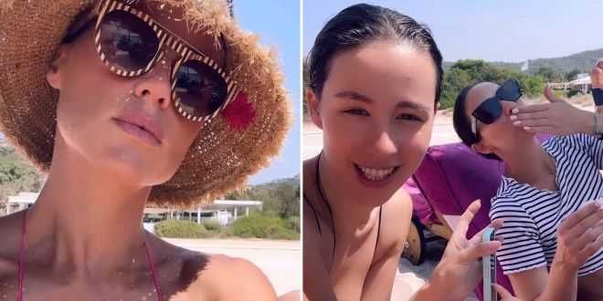 Michelle Hunziker, la sua estate in famiglia con il nipote