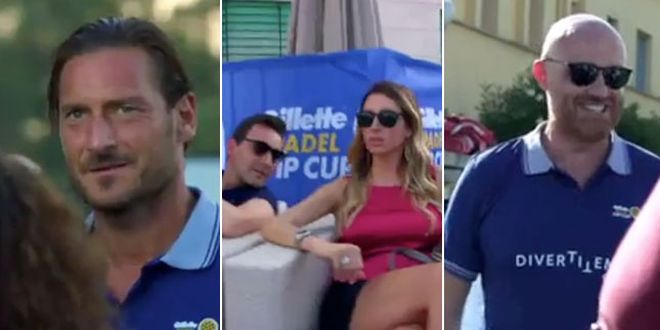 Francesco Totti guida la carica dei famosi… tutti pazzi per il “Padel”: che sfide a Sabaudia! Guarda il video
