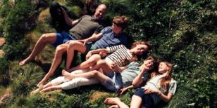 William d'Inghilterra e Kate Middleton con i figli