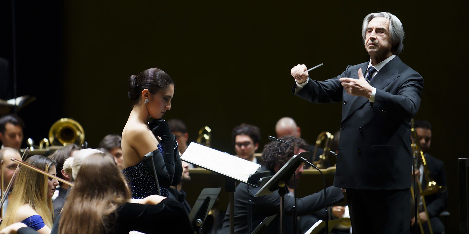 Riccardo Muti nell'insolito ruolo di insegnante dell'Italian Opera Academy