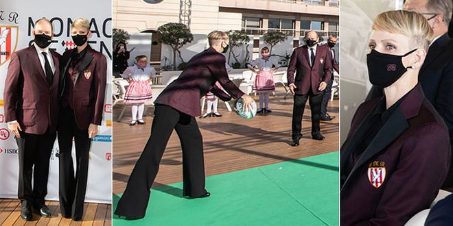 Charlene Wittstock, look alla maschietta allo Yacht club con Alberto di Monaco: com’è intrigante la principessa…