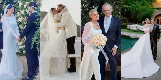 Da Cecilia Rodriguez a Diletta Leotta e Simona Ventura (più le altre): i voti agli abiti da sposa delle vip