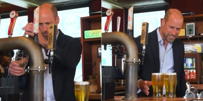 William d’Inghilterra, al pub spilla birra per i clienti