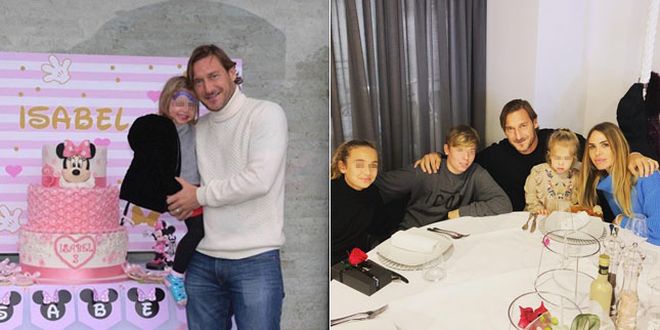 Francesco Totti papà orgoglioso per i 3 anni della figlia Isabel, con mamma Ilary e i fratelloni: “Auguri, amore mio!”