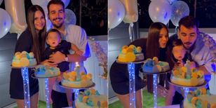 Ignazio Boschetto, la grande festa per il primo compleanno del figlio Gabriele