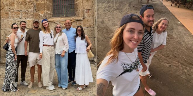 Chiara Ferragni ha conosciuto la famiglia di José Hernandez: «Non potevo avere un agosto più bello»