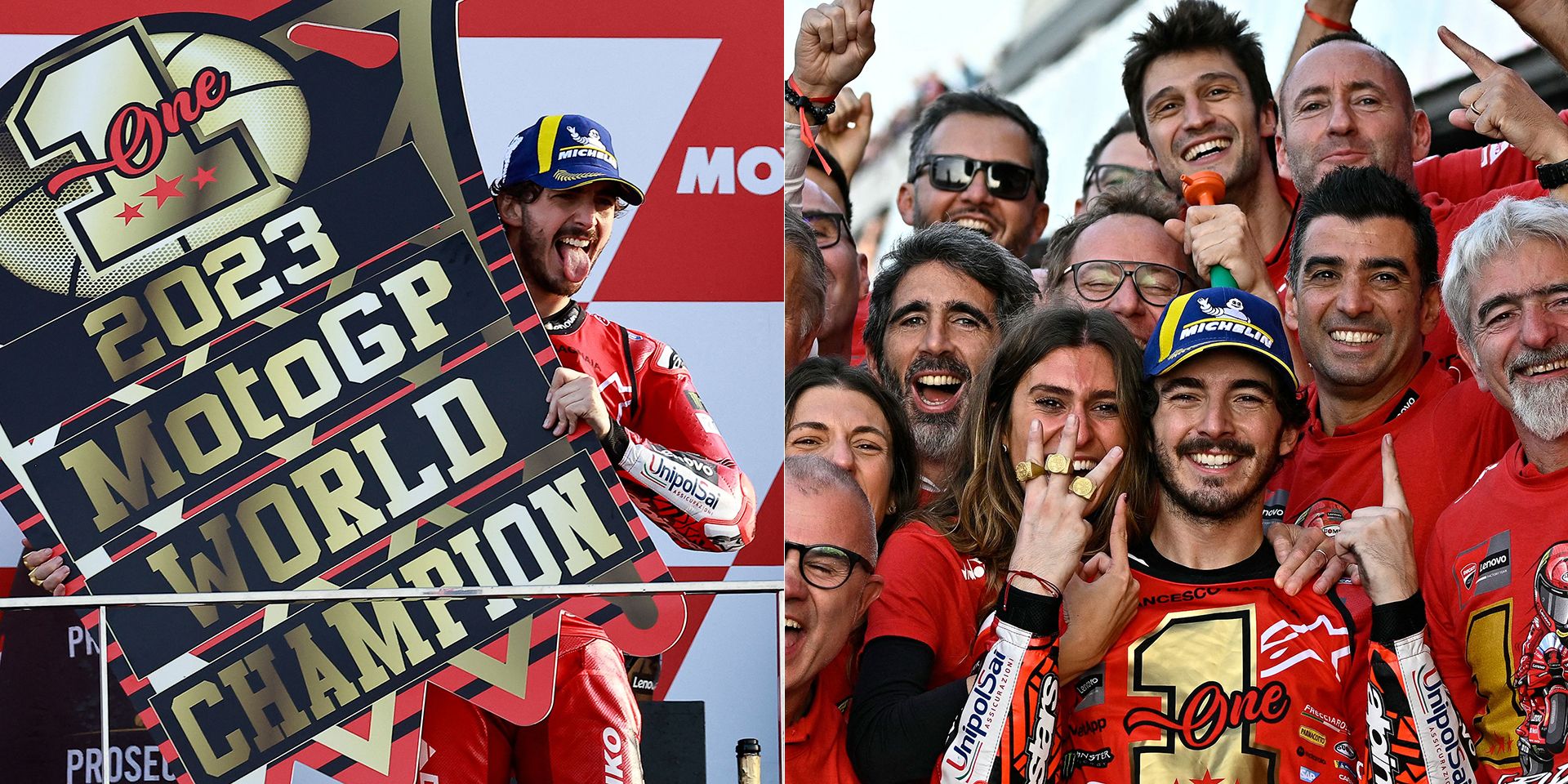 Pecco Bagnaia che trionfo! Con la sua Ducati è campione del mondo di ...