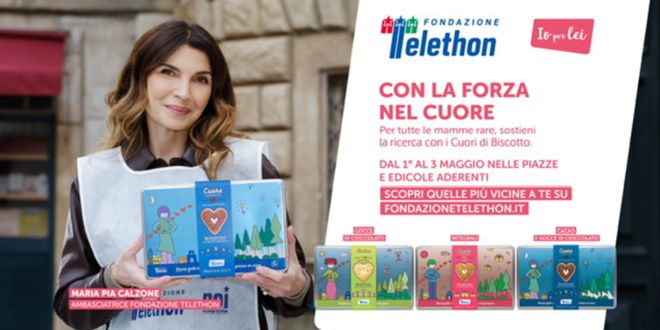 Cuori di biscotto Telethon, il regalo per le mamme rare