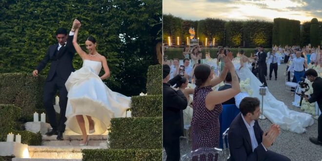 Paola Di Benedetto e Raoul Bellanova, il matrimonio è una grande festa