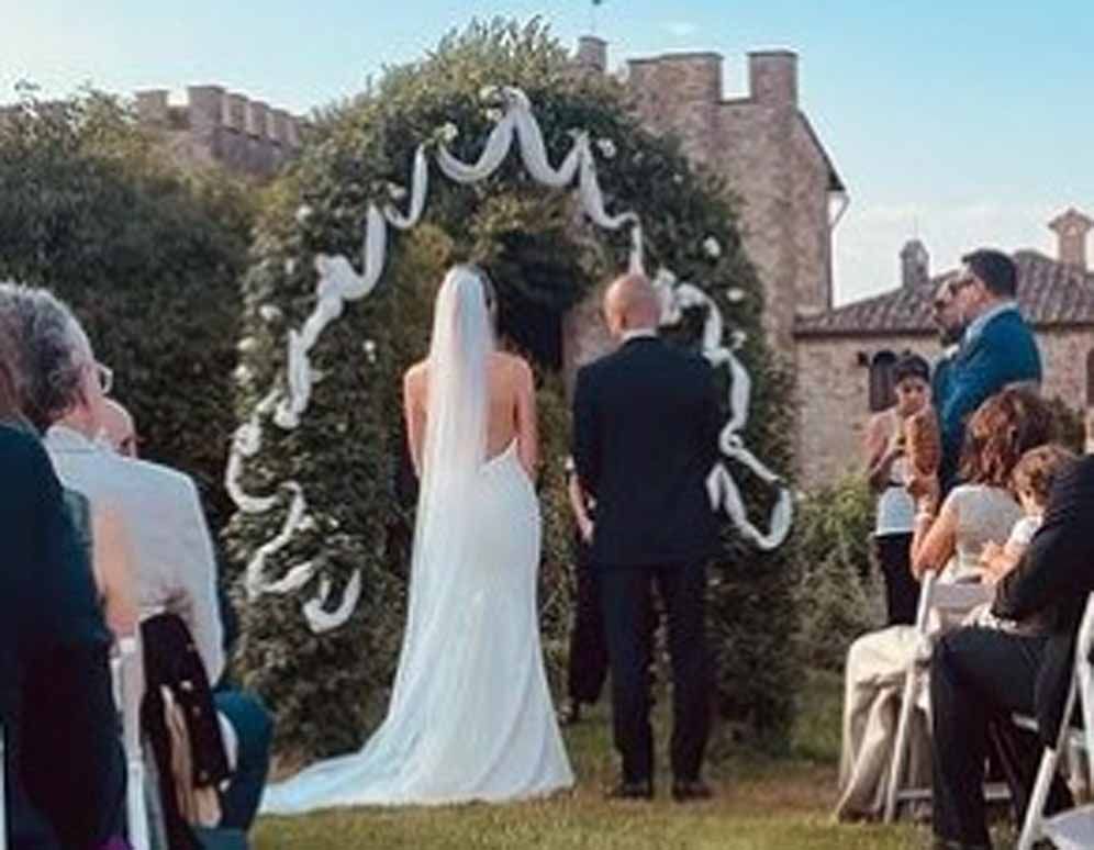 Ali Rinaldo Nicolas Vaporidis e Ali Rinaldo, le foto del matrimonio blindatissimo