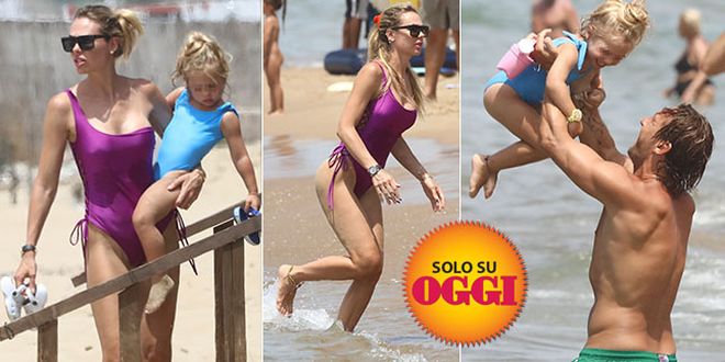 Ilary Blasi e Francesco Totti con i figli, famiglia meraviglia a Sabaudia. E la piccola Isabel è irresistibile… – ESCLUSIVO