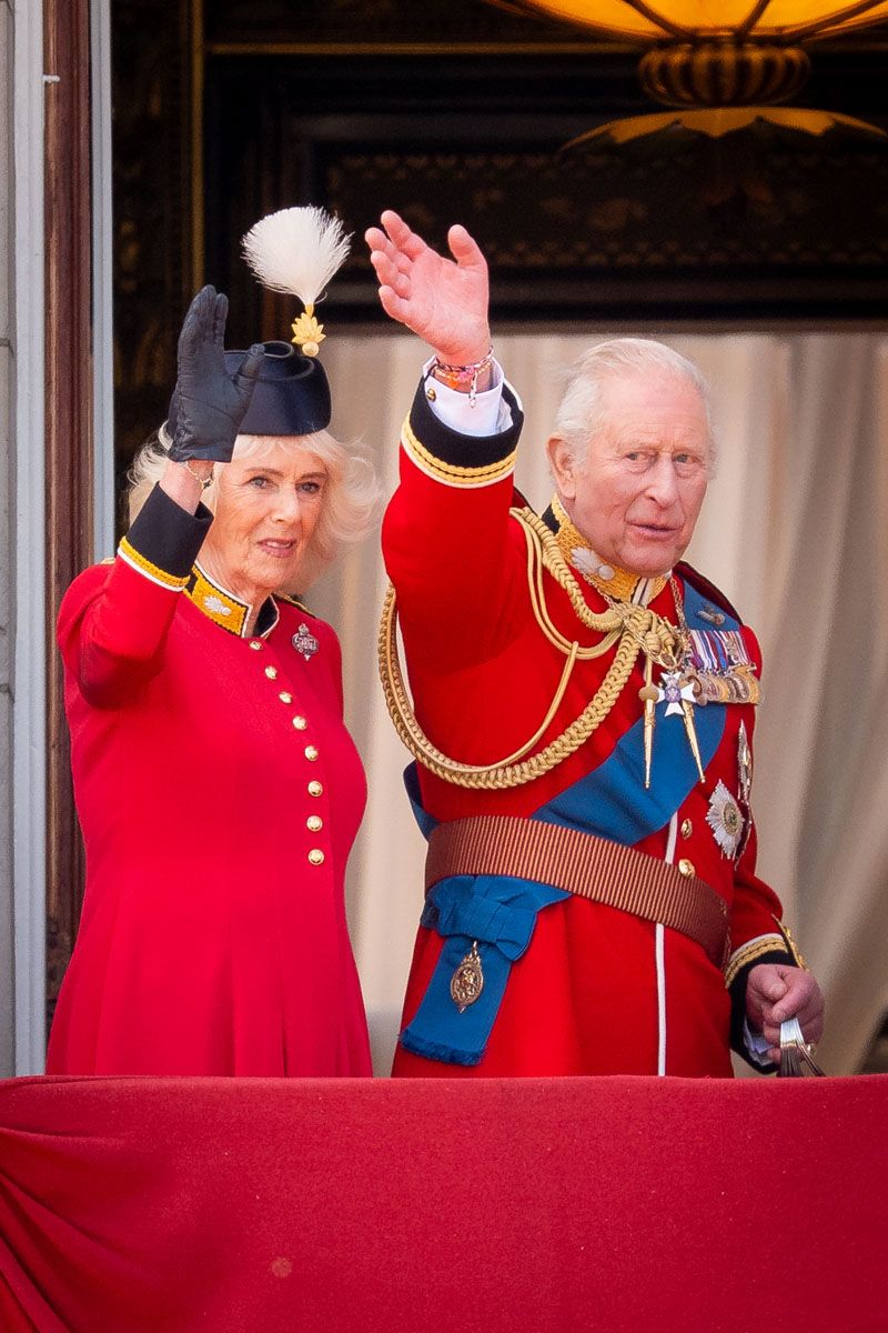 King Charles of England with his wife Camilla Parker Bowles 