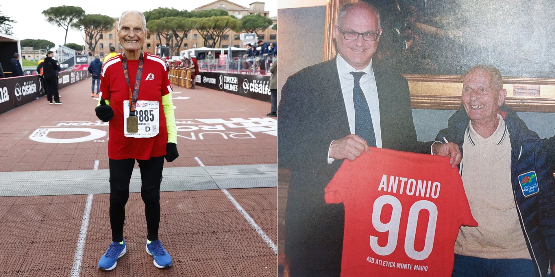 Antonio Rao, maratoneta 92enne: «E io non smetto di correre»