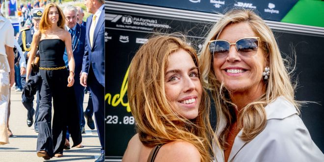 Alexia d’Olanda incanta al Gp di Zandvoort: la tuta asimmetrica è già tendenza