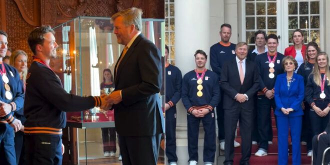 Willem Alexander d’Olanda riceve gli atleti paralimpici di Milano Cortina