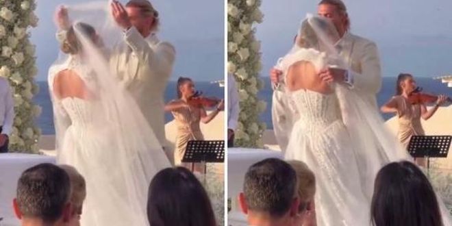 Diletta Leotta e Loris Karius, il matrimonio è uno show